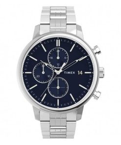 Timex TW2V01700 Chicago cronografo  uomo acciaio blu