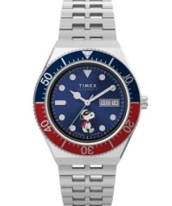 Timex TW2W47500 Peanuts Masked Marvel Superhero ghiera blu e rossa