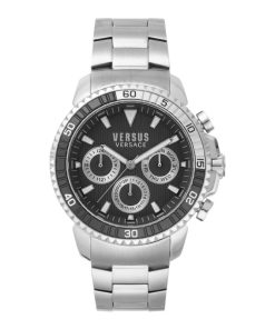 Versus by Versace VSPLO1521 Aberdeen acciaio nero uomo
