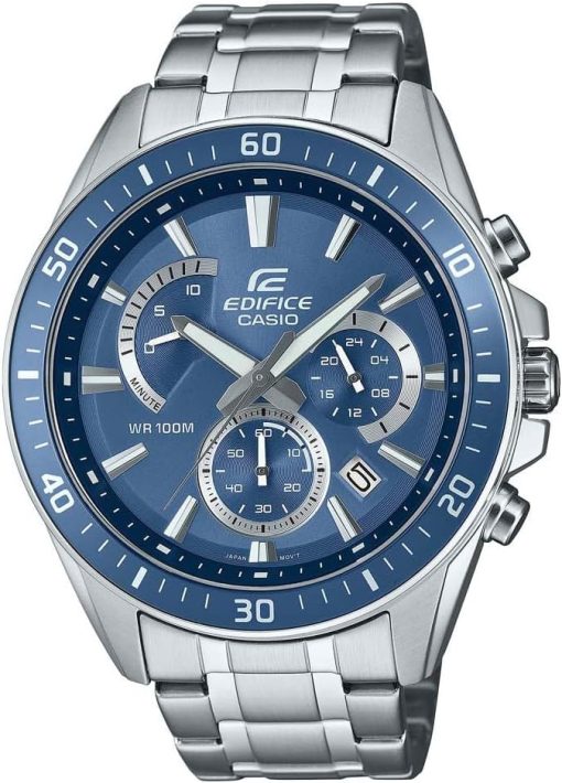 Casio EFR-552D-2AVUEF Edifice cronografo acciaio e blu