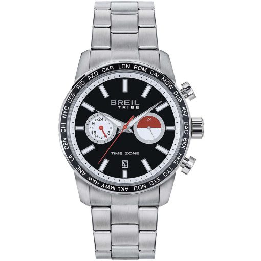 Breil EW0564-C Dual Time Gent 42 acciaio e nero uomo