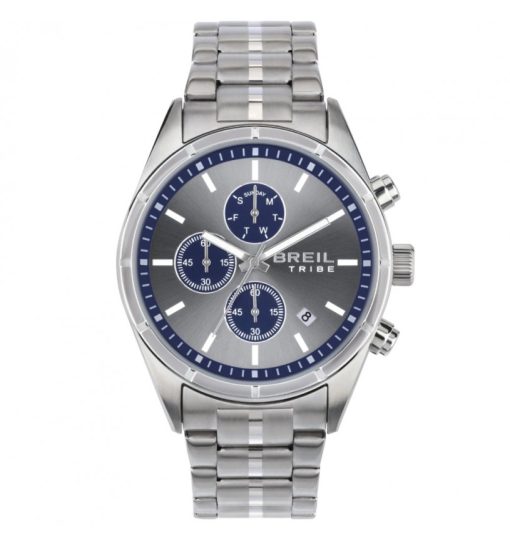 Breil EW0693-C Chaptain Chrono Gent blu e grigio 42mm