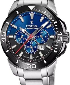 Festina F20641-C Chrono Bile al quarzo acciaio blu uomo