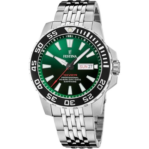 Festina F20661-2 The originals Diver acciaio verde da uomo