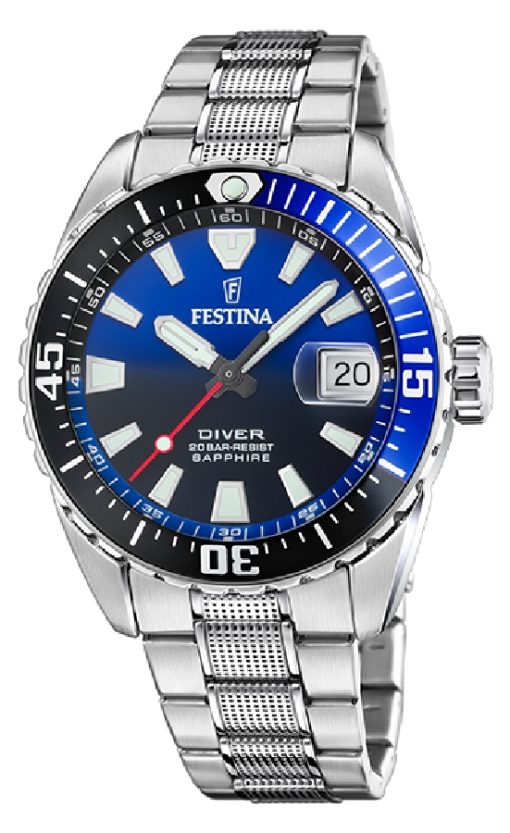 Festina F20669-5 The originals diver acciaio blu uomo