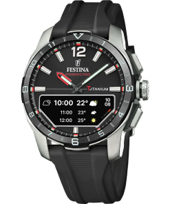 Festina F23000-4 Smartwatch Titanium Hybrid Connected Bluetooth con chiamata nero