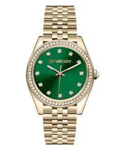 Freddy FW-014 Joy dorato e verde con pietre donna