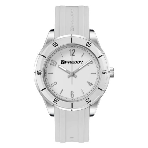 Freddy FW-033 Challenge bianco e acciaio silicone donna