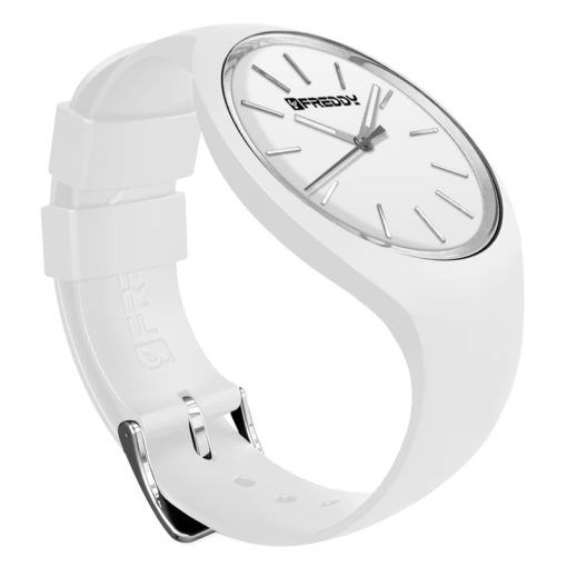 Freddy FW-043 Rhythm bianco silicone e silver donna