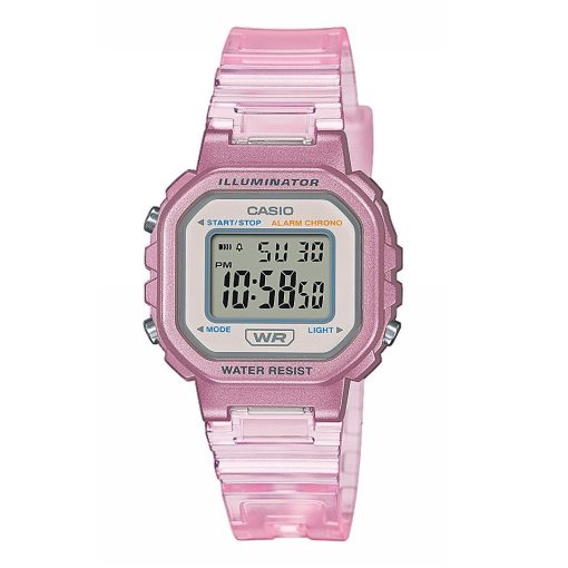 Casio LA-20WHS-4AEF Pop rosa trasparente digitale