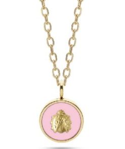 Collana Liu Jo LJ2611 dorata con medaglia coccinella rosa donna