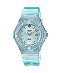 Casio LRW-200HS-2EVEF Pop trasparente azzurro analogico
