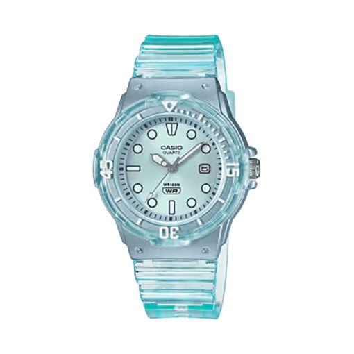 Casio LRW-200HS-2EVEF Pop trasparente azzurro analogico