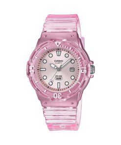 Casio LRW-200HS-4EVEF Pop trasparente rosa analogico