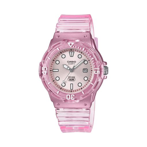 Casio LRW-200HS-4EVEF Pop trasparente rosa analogico