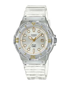 Casio LRW-200HS-7EVEF Pop trasparente bianco analogico