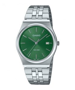 Casio MTP-B145D-3AVEF Classico acciaio e verde unisex