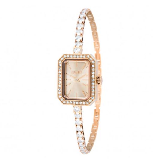Liu Jo TLJ2329 Claire cassa 20x26 rettangolare ramato con bracciale brillantini