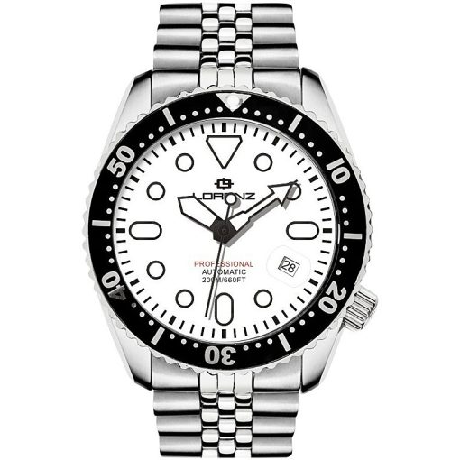 Lorenz 030138CC Shark 3 Professional Diver automatico Bianco