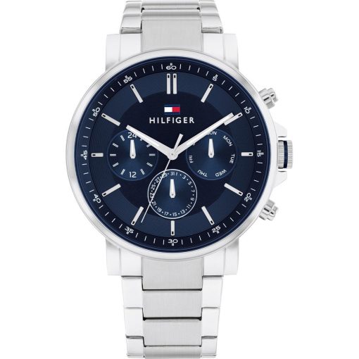 Tommy Hilfiger 1710588 Tyson acciaio e blu uomo cronografo