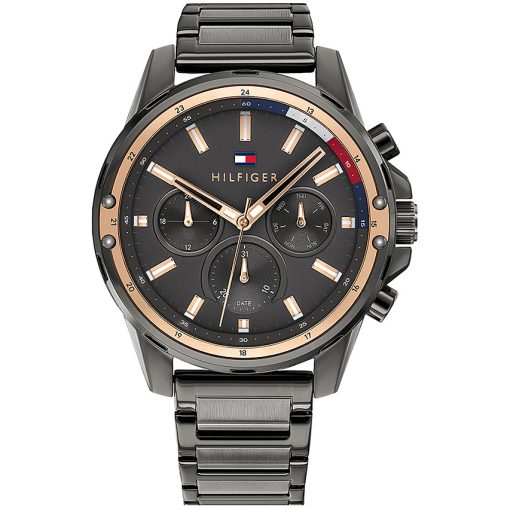 Tommy Hilfiger 1791790 Mason Multifunzione acciaio nero