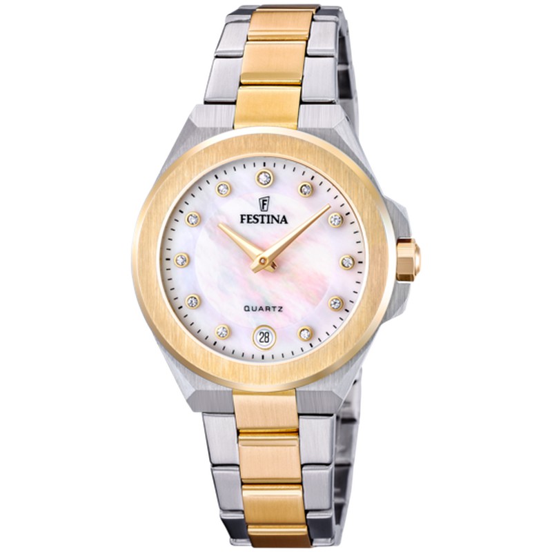 Festina F20702-1 Mademoiselle bicolore dorato donna