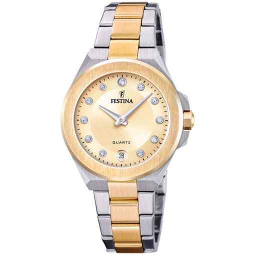 Festina F20702-2 Mademoiselle bicolore dorato donna
