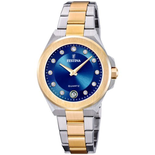 Festina F20702-3 Mademoiselle bicolore dorato e blu donna