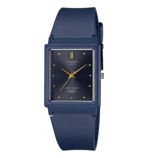 Casio MQ-38UC-2A1ER Collection quadrato silicone blu e nero donna