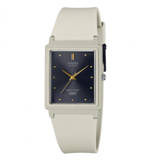 Casio MQ-38UC-8AER Collection quadrato silicone bianco e nero donna