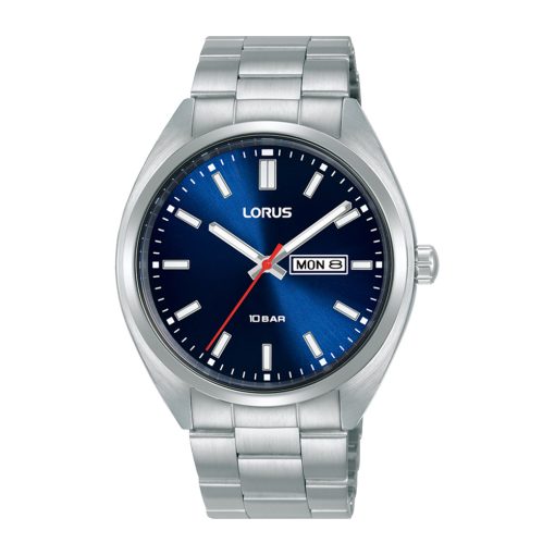 Lorus RH365AX9 Sports acciaio e blu con datario uomo