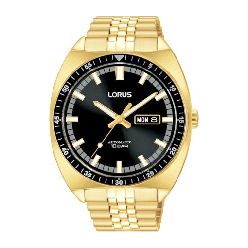 Lorus RL448BX9 Sports automatico acciaio dorato e nero uomo