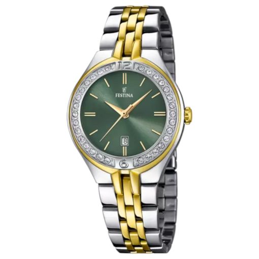 Festina F16868-4 Mademoiselle bicolore dorato e verde donna