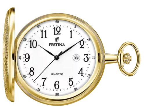 Festina F2028-1 Bolsillo orologio da taschino dorato