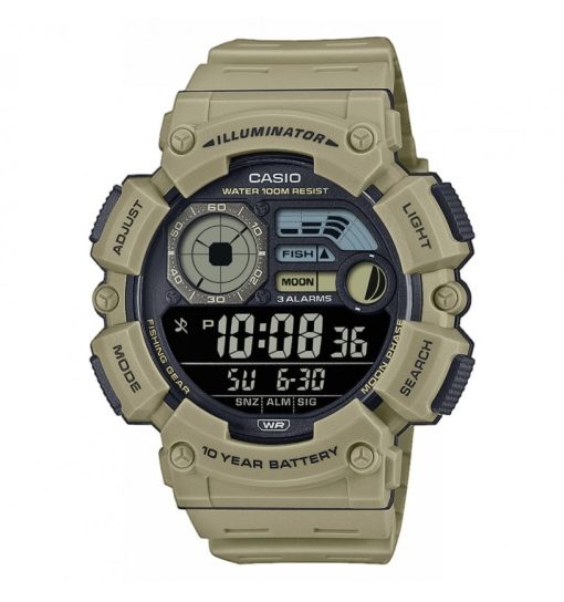 Casio WS-1500H-5BVEF Timeless collection digitale tondo verde